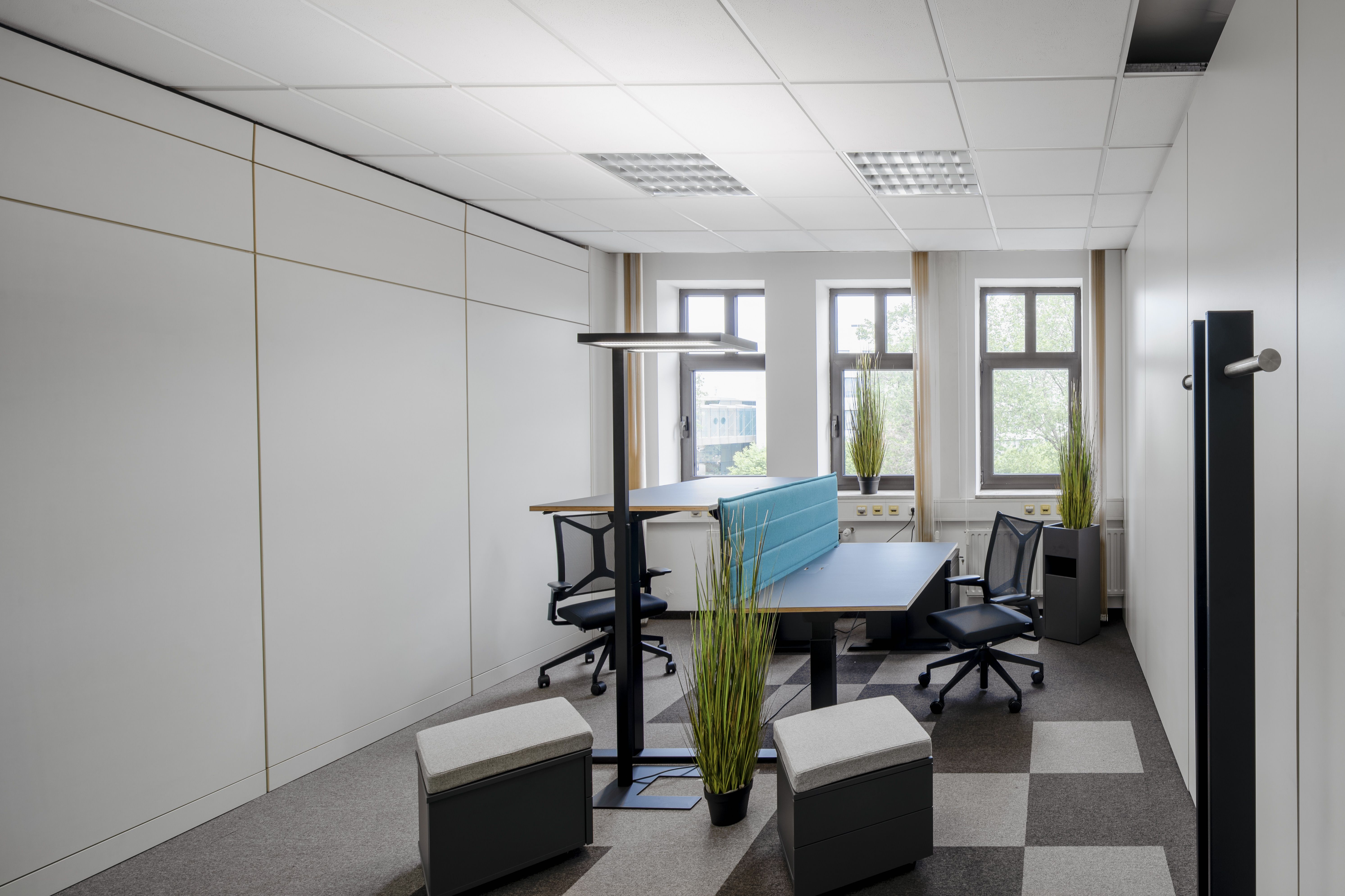 Eines der 18 Büros im Coworking Space Dortmund Campus